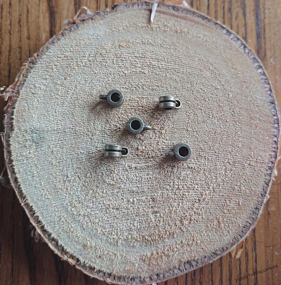 Бейл 20, переходник для кулона, металл, бронза, 9*6 мм, D=3 mm, R1768