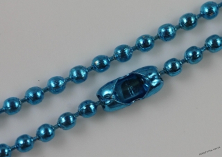 Цепочка из шариков, голубая, R01997